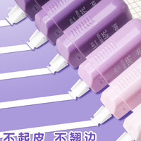 Silent Correction Tape Set for Students, Gradient Colors, Large Capacity, Portable