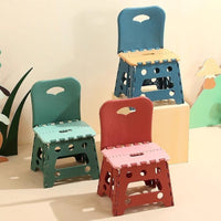 Portable Folding Plastic Stool for Kids, Outdoor Camping, Fishing, and Travel