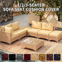 Summer Ice Silk Sofa Cover All-inclusive Non-slip Sofa Cushion Mat for Sectional Sofas