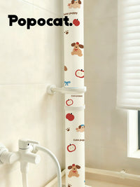 Cute Puppy Pipe Decorative Stickers for Kitchen Drain Pipe Cover-up and Beautification