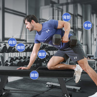 Adjustable Flat Weight Bench for Home Gym, Multi-functional Dumbbell Bench for Strength Training