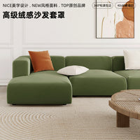 Luxury All-Inclusive High-Elastic Velvet Sofa Cover for Living Room - Four Seasons Universal Sofa Protector
