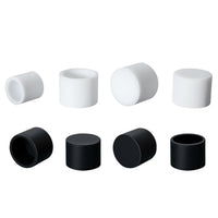 High-Temperature Resistant Silicone Rubber End Caps for Round Tubes