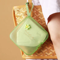 Portable Mask Storage Box with Hanging Loop, Dustproof and Lightweight