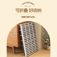 Pet Playpen Dog Crate Indoor Fence with Toilet Area for Small Dogs and Cats