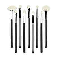 Professional Goat Hair Eyeshadow Brush Set - Portable Eye Makeup Tools