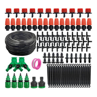 30m DIY Automatic Garden Misting & Drip Irrigation System for Cooling & Watering