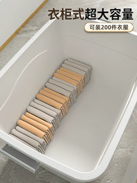 Large Capacity Plastic Storage Box for Clothes and Home Organization