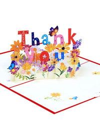 3D Pop-Up Thank You Card for Business Clients & Teachers, Mid-Autumn Festival & Appreciation Gift