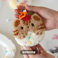 DIY Punch Needle Embroidery Kit with Yarn and Tools for Beginners - Cat Designs