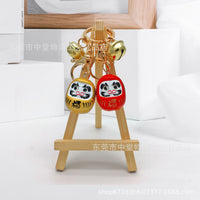 Daruma Doll Keychain Japanese Style Creative Bag Car Ornament Gift