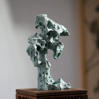 Artificial Taihu Stone Mountain Ornament for Japanese Zen Garden Bonsai Micro Landscape Decor