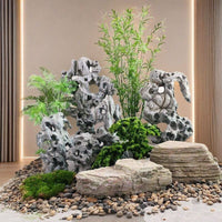 Outdoor Garden Artificial Rock Ornament Vintage Landscape Decor for Villas and Patios