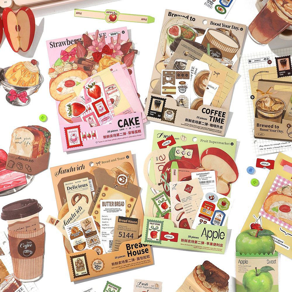 Infeel.Me Creative DIY Sticker Pack for Journal Decoration