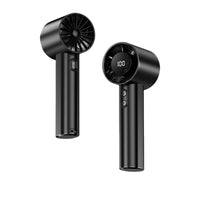 Portable Handheld Cooling Fan with Digital Display, 5-Speed Personal Mini Fan for Outdoor Relief