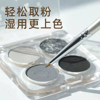 5-Piece Precision Eye Makeup Brush Set for Eyeliner, Concealer, and Brows