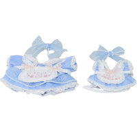 Blue Bunny Dress Outfit for 10cm/20cm Cotton Dolls