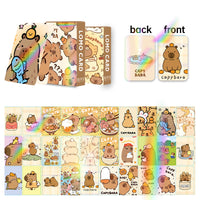 Capybara Double-Sided Laser Flash Cards - 30 LOMO Collectible Anime Postcards