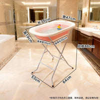 Pet Foldable Elevated Bathtub for Cats and Dogs - No Bending Required