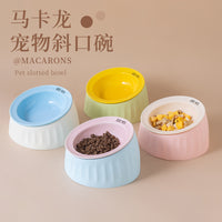 Ceramic UFO Pet Bowl for Cats and Dogs - Detachable, Easy to Clean Food and Water Dish