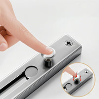 Drill-Free Stainless Steel Door Chain Lock for Home and Hotel Security