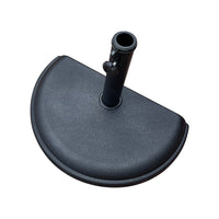 10kg Half-Round Concrete Umbrella Base for Outdoor Patio Market Umbrella