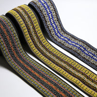 Ethnic Jacquard Elastic Band for Clothing and DIY Crafts