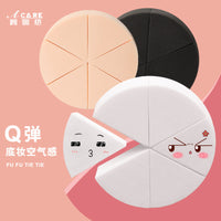Triangular Makeup Sponge Puffs for Wet and Dry Use, Foundation Applicator