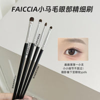 Precision Eye Makeup Brush Set for Eyeshadow, Eyeliner, and Detail Work