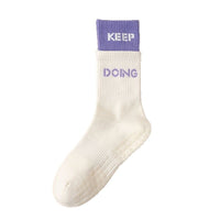Women's Non-Slip Yoga Pilates Socks with Grip for Studio & Home Workouts