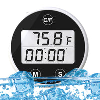 Mini Ice Bath Thermometer with Timer and Waterproof Alarm for Cold Plunge