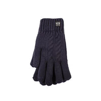 Winter Thermal Touchscreen Gloves for Outdoor Cycling - Fleece Lined Double-Layer Jacquard Knit