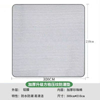 Outdoor Thickened Portable Moisture-proof Aluminum Film Camping Mat