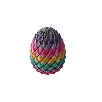 3D Printed Articulated Dragon Egg Fidget Toy