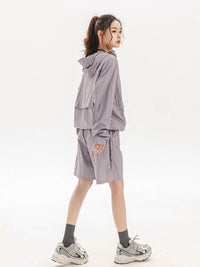 Outdoor Sun Protection Jacket for Men and Women, Lightweight Ice Silk Cycling and Camping Top