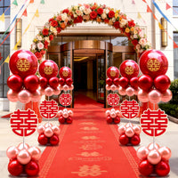 Wedding Balloon Arch Column Stand Kit for Yard & Courtyard Decoration