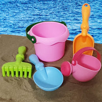 Kids' Beach Sand Toy Set with Shovel, Bucket, and Molds for Digging and Play