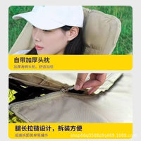 Outdoor Folding Moon Chair Recliner for Camping, Balcony, and Leisure