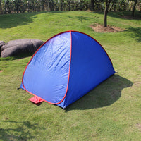 Automatic Pop-Up Blue Camping Picnic Travel Beach Tent for Two