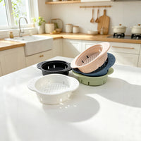 Plastic Can Strainer with Handle, Kitchen Sink Filter for Wide Mouth Cans