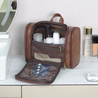 Large Capacity Waterproof Hanging Toiletry Bag for Travel and Organization