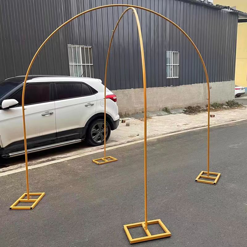 Wedding Arch Flower Stand Metal Frame for Ceremony Aisle Decor