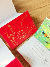 2026 Accordion Mini Desk Calendar with Watercolor Paper