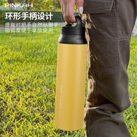 PJJPH 316 Stainless Steel Insulated Water Bottle with Tea Infuser, Large Capacity for Outdoor Sports