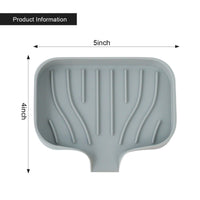 Silicone Soap Dish with Drain, Portable Bathroom Soap Holder for Home Use