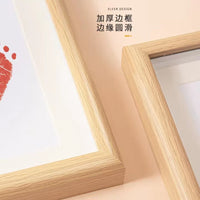 Baby Handprint Footprint Photo Frame Kit with Clay for Newborns and First Year Keepsake