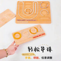 Bead Design Board for DIY Jewelry Making - Bracelet & Necklace Layout Tool