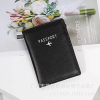RFID Blocking Travel Wallet Passport Holder for Men and Women, Multi-functional Document Organizer with Ticket Slot