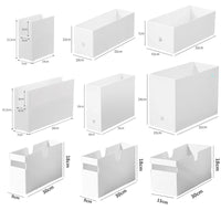 Rectangular Plastic Planter for Succulents and Seedlings, White