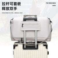 Foldable Wheeled Travel Duffel Bag with Large Capacity and Universal Wheels